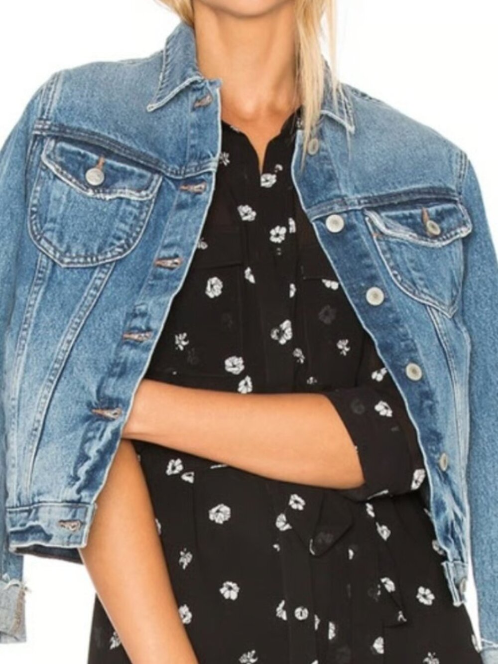 REVOLVE Tularosa Tasmen Denim Jacket (XS)